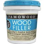 Famowood 40022112 Latex Wood Filler - Pint, Cherry/Dark Mahogany