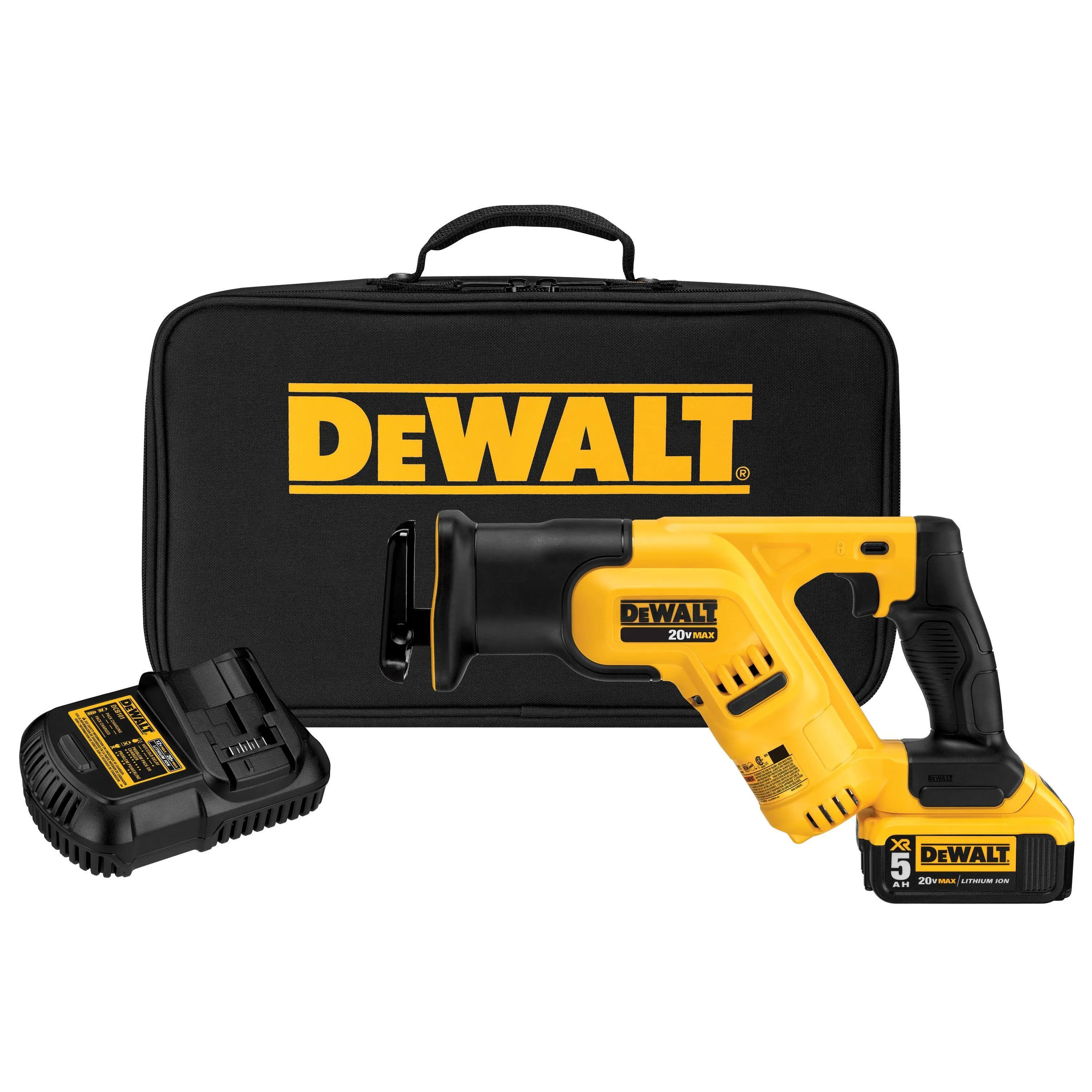 DEWALT 20V MAX* Cordless Reciprocating Saw Kit, Compact, 2-Amp Hour (DCS387D1)