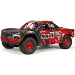 ARRMA RC Truck 1/7 Mojave 6S V2 4WD BLX Desert Truck with Spektrum Firma (Ready-to-Run), Red/Black, ARA7604V2T2