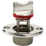 Amarine Made Oval Garboard Drain Plug Stainless Steel Boat Fits 1&#039;&#039; Hole, Thread