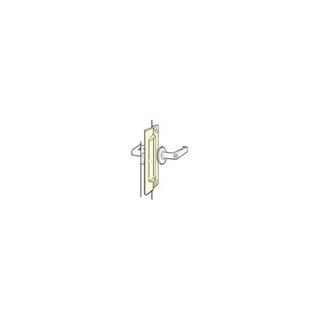 Don-Jo LP-111-630 Latch Protector, Stainless Steel, For Out-swinging Doors