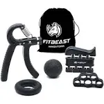 Grip Workout Pack to Improve Strength &amp; Speed of Hands &amp; Fingers (5-pcs)