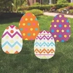 18 x 24 1/2 Jumbo Easter Egg Yard Signs - 4 Pc.