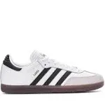 Adidas Youth Samba Soccer Shoes, White / 3.5