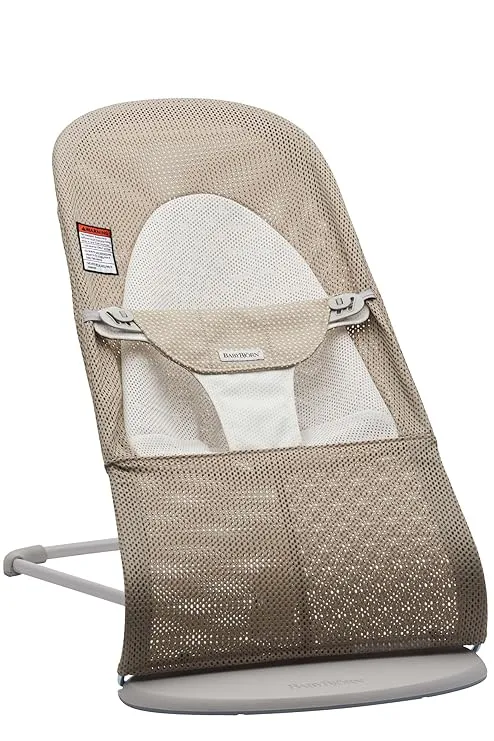 BabyBjörn Bouncer Balance Soft, Mesh - Pearly Pink/White