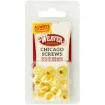 Brass Chicago Screw Pack