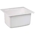 Mustee 10 Utility Sink 22-inch x 25-Inch White