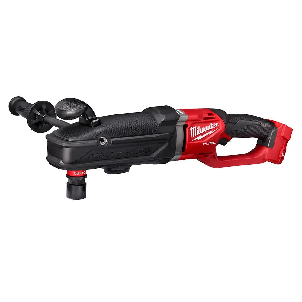 Milwaukee M18 Fuel Super Hawg Quik-Lok Right Angle Drill - 2811-20