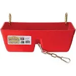 Little Giant Fence Feeder with Clips Red 16in