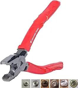 VAMPLIERS 8" Stripped Screw Extractor Linesman Pliers. Made in Japan. Professional Grade Heavy Duty Combination Pliers, Stripped Screw Removal Tool.