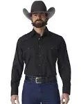 Wrangler Men's Sport Western Long Sleeve Snap Shirt