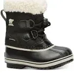 Sorel Childrens Yoot Pac Nylon Kids Boots - Black