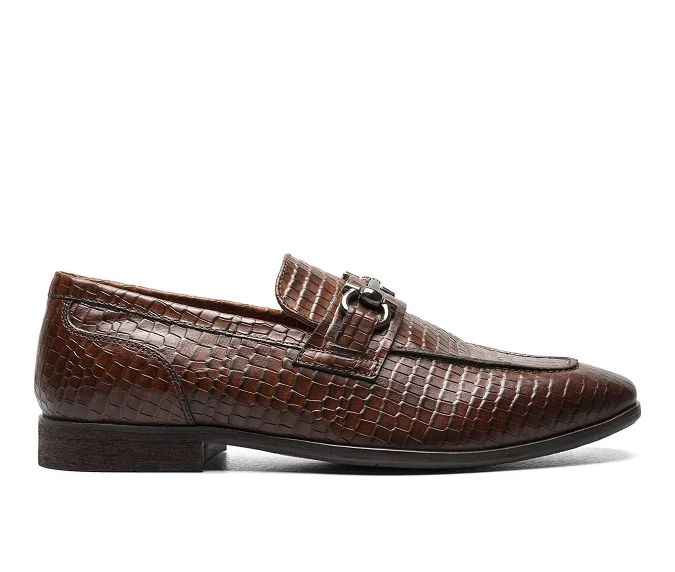 Stacy Adams Cognac FERONTE Moc Toe Bit Slip On