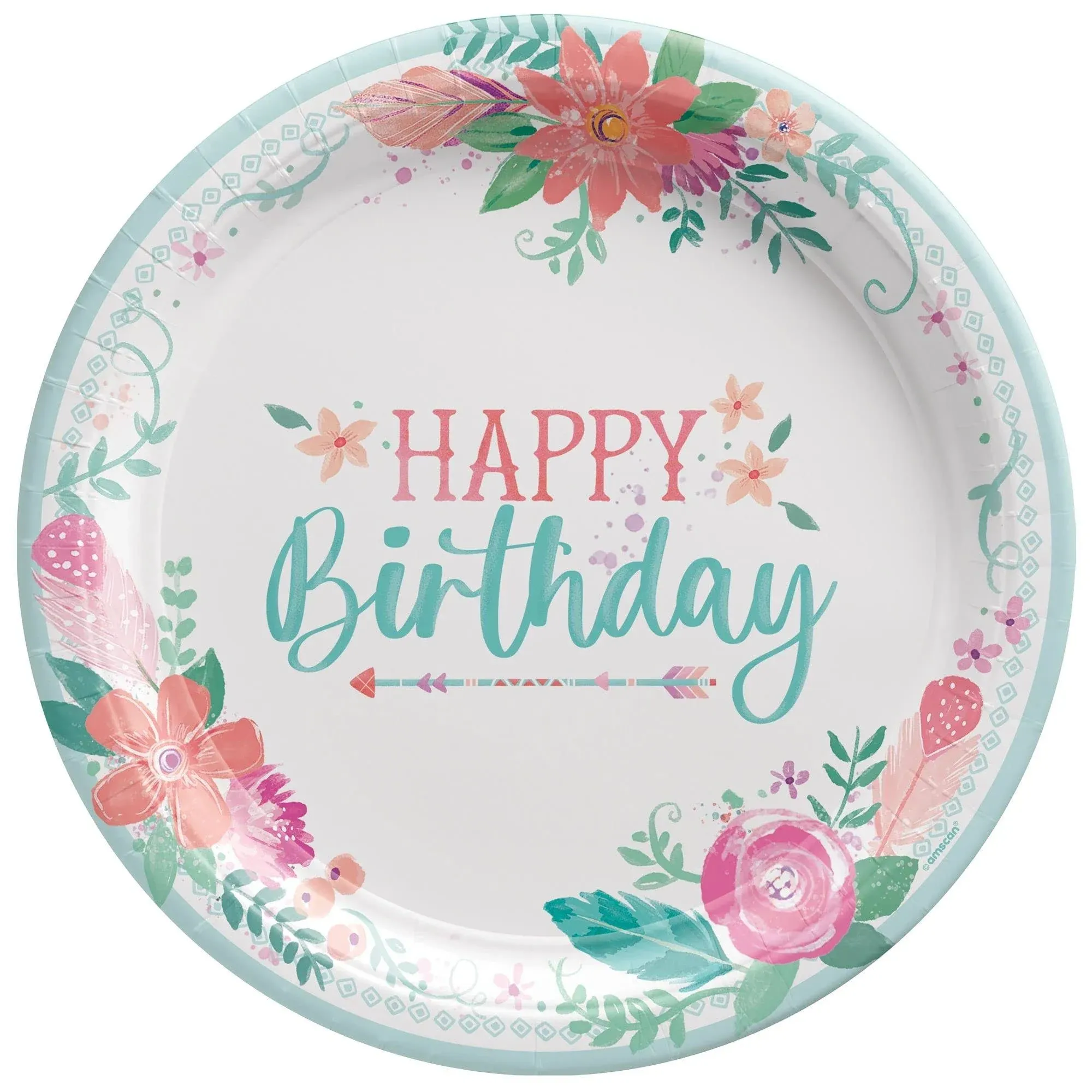 Free Spirit Birthday 9-Inch Plates