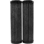 EcoPure EPW2F Premium Fact Universal Whole Home Filter (2 Pack), Dark Gray/Black