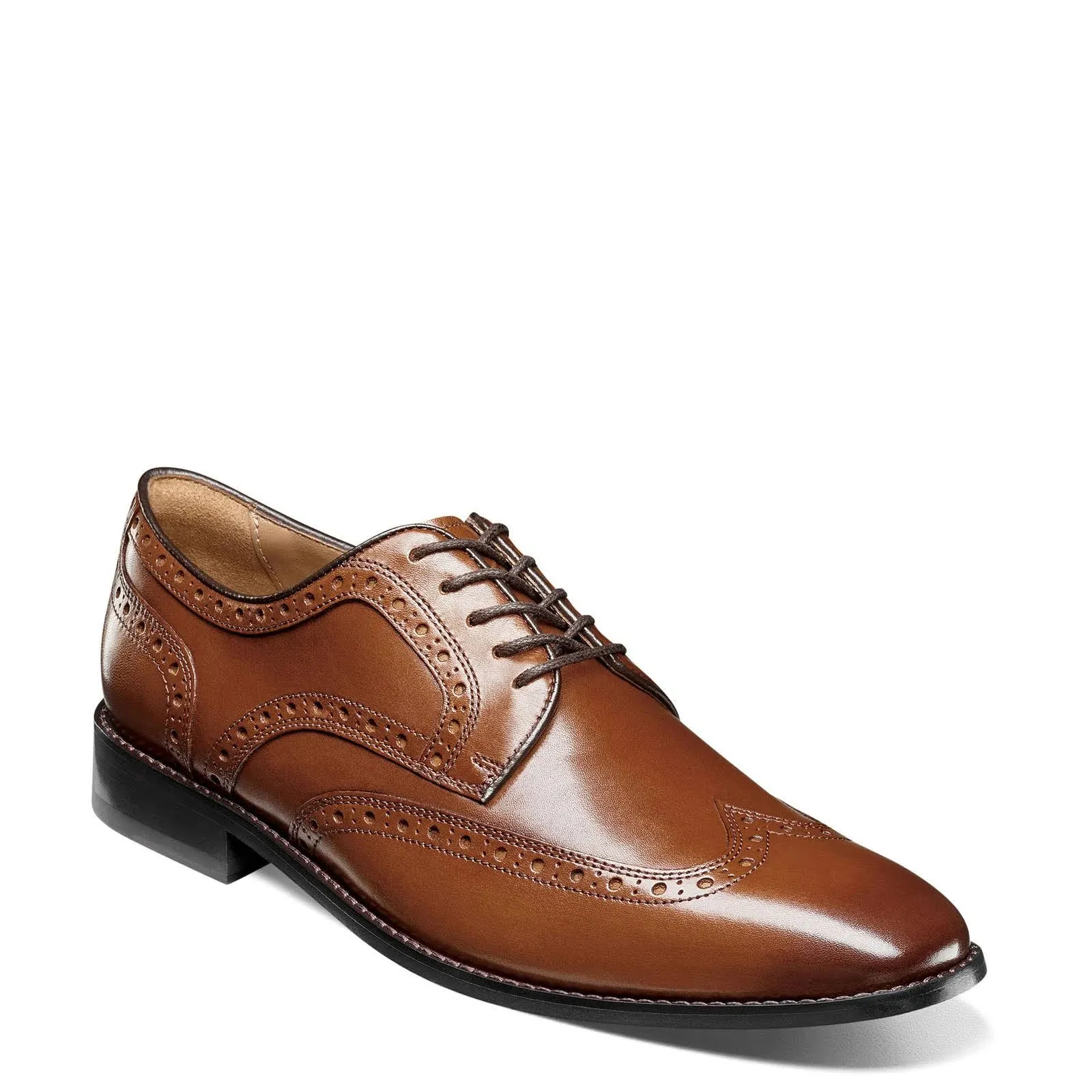 Florsheim Conetta Wingtip Oxford 10.5 Men's Cognac