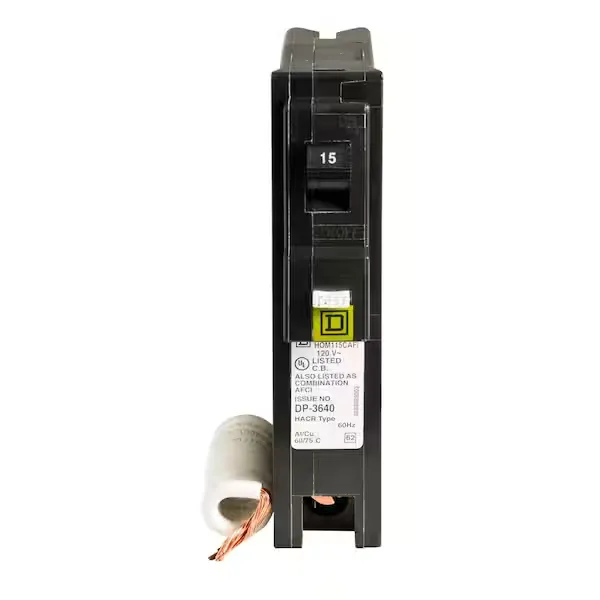 Homeline 15 Amp Single-Pole Combination Arc Fault Circuit Breaker(HOM115CAFIC)