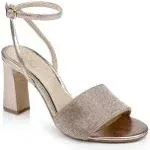 Jewel Badgley Mischka Hattie Ankle Strap Sandal in Rose Gold