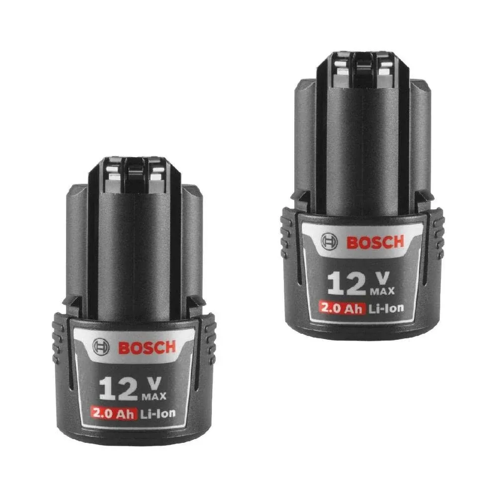 Bosch BAT414-2PK 12V Max Lithium-Ion 2.0 Ah Battery 2-Pack