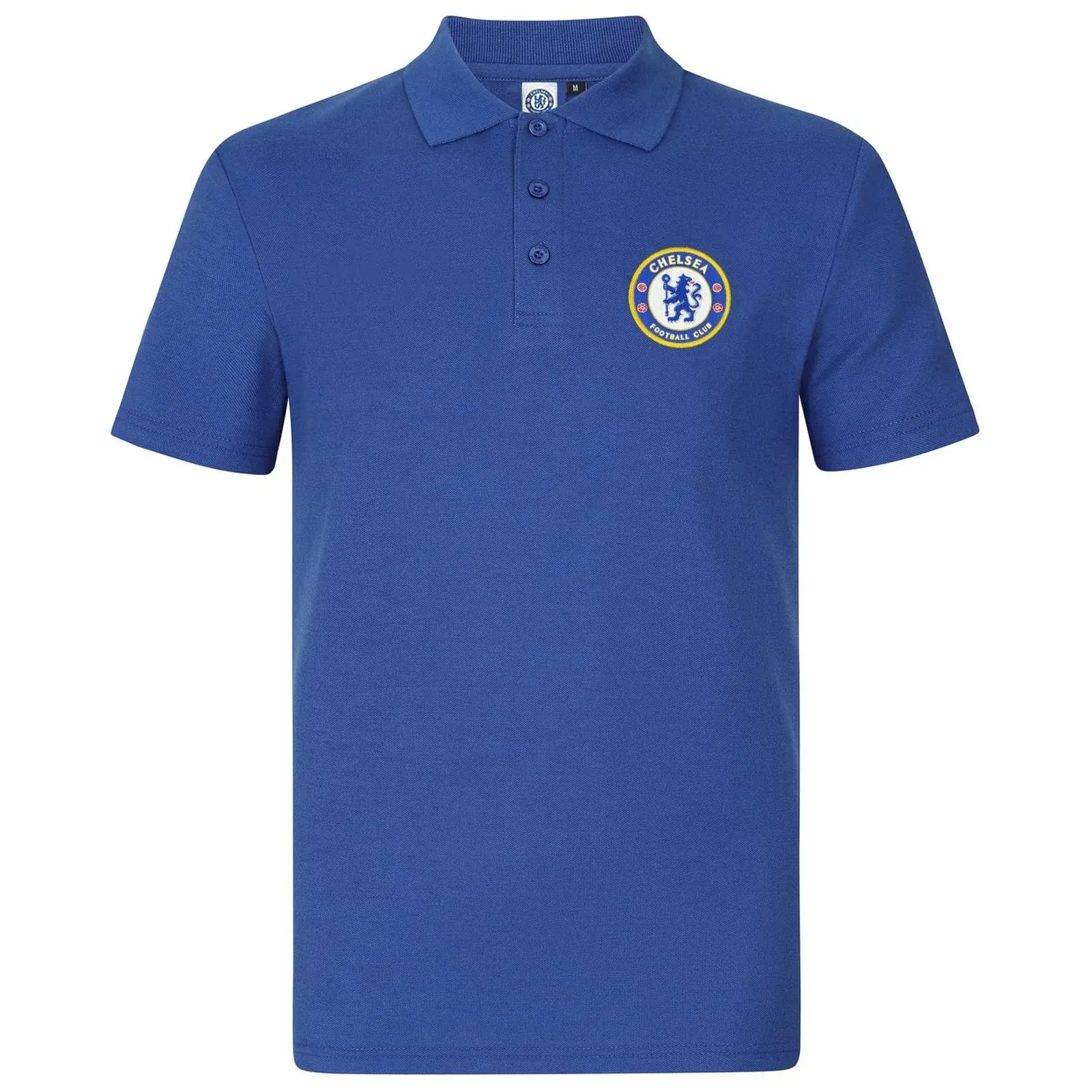 Chelsea Football Club Official Soccer Gift Mens Crest Polo Shirt