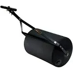 Brinly PRC-241BH-A 270 lb. Combination Push/Tow Poly Lawn Roller with Easy-Turn Tethered Plug 18 by 24"