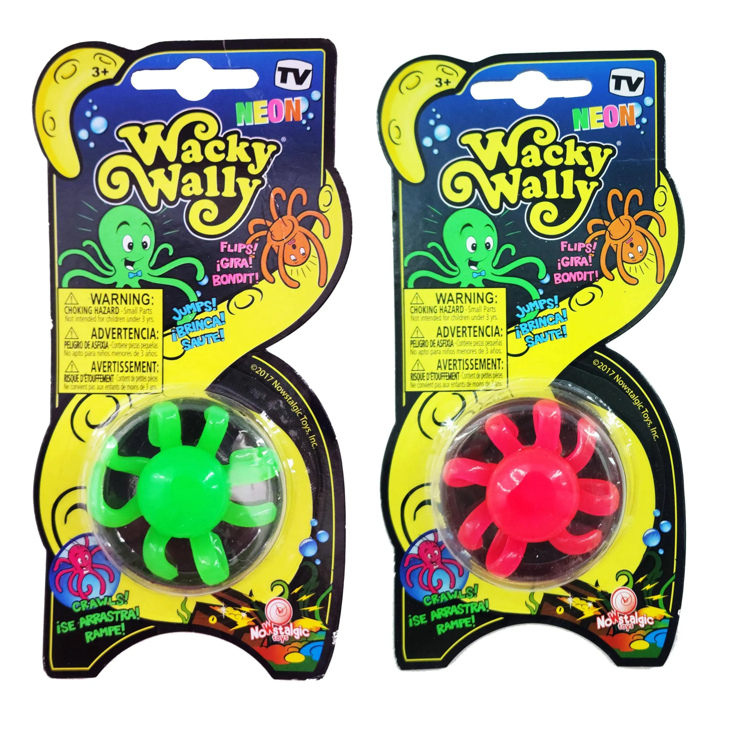 2 Packs of Wacky Wally -The Original Wall Crawler - 30% Discount!