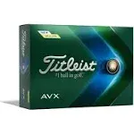 Titleist 2022 AVX Golf Balls, 12 Pack, White