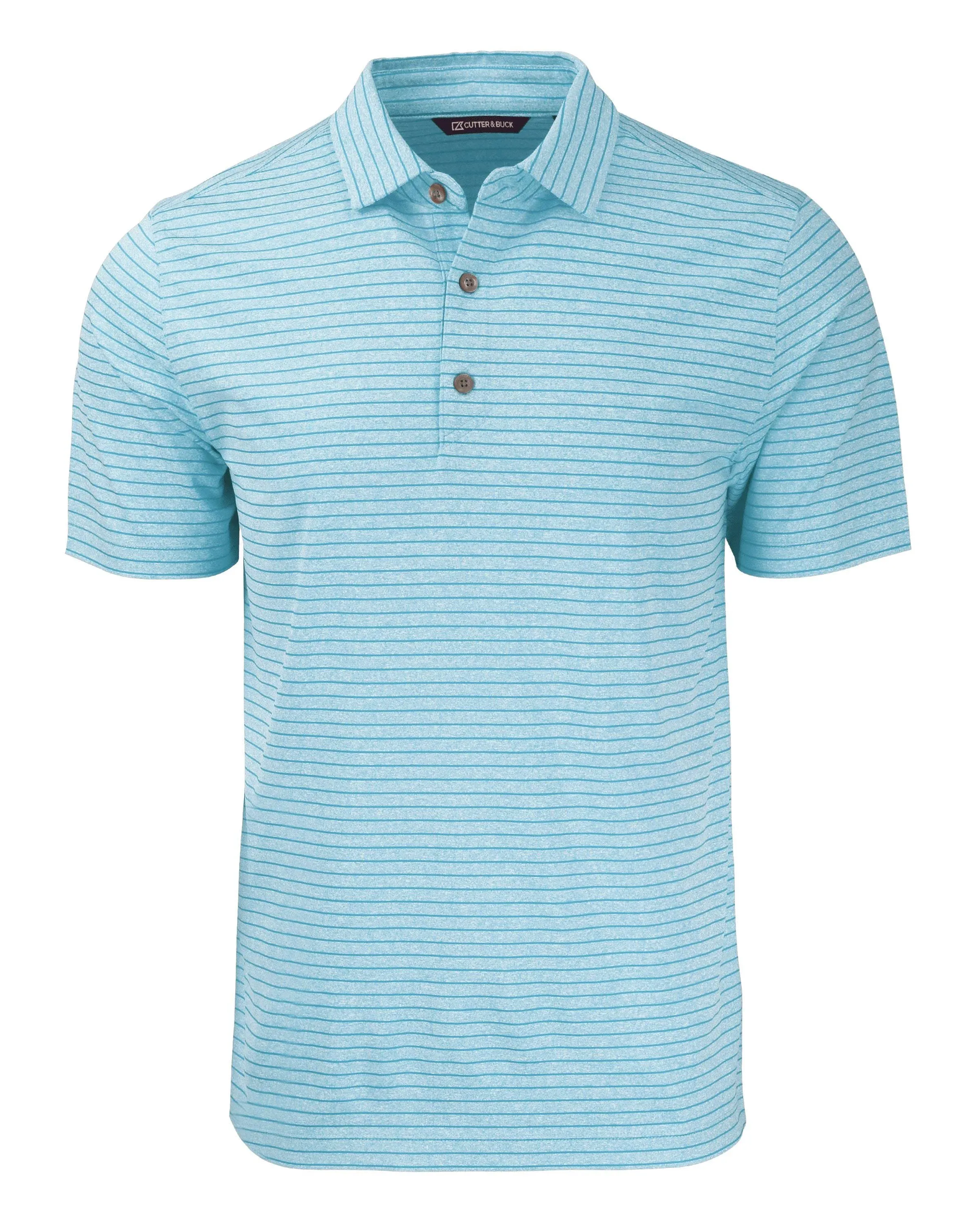 Cutter & Buck Forge Eco Heather Stripe Stretch Recycled Mens Big & Tall Polo ...