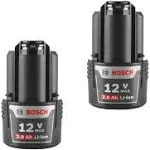 Bosch BAT414-2PK 12V Max Lithium-Ion 2.0 Ah Battery 2-Pack