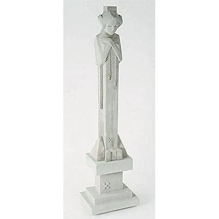 Nichols Bros. Frank Lloyd Wright Sprite Midway Gardens Sculpture and Matching Pedestal