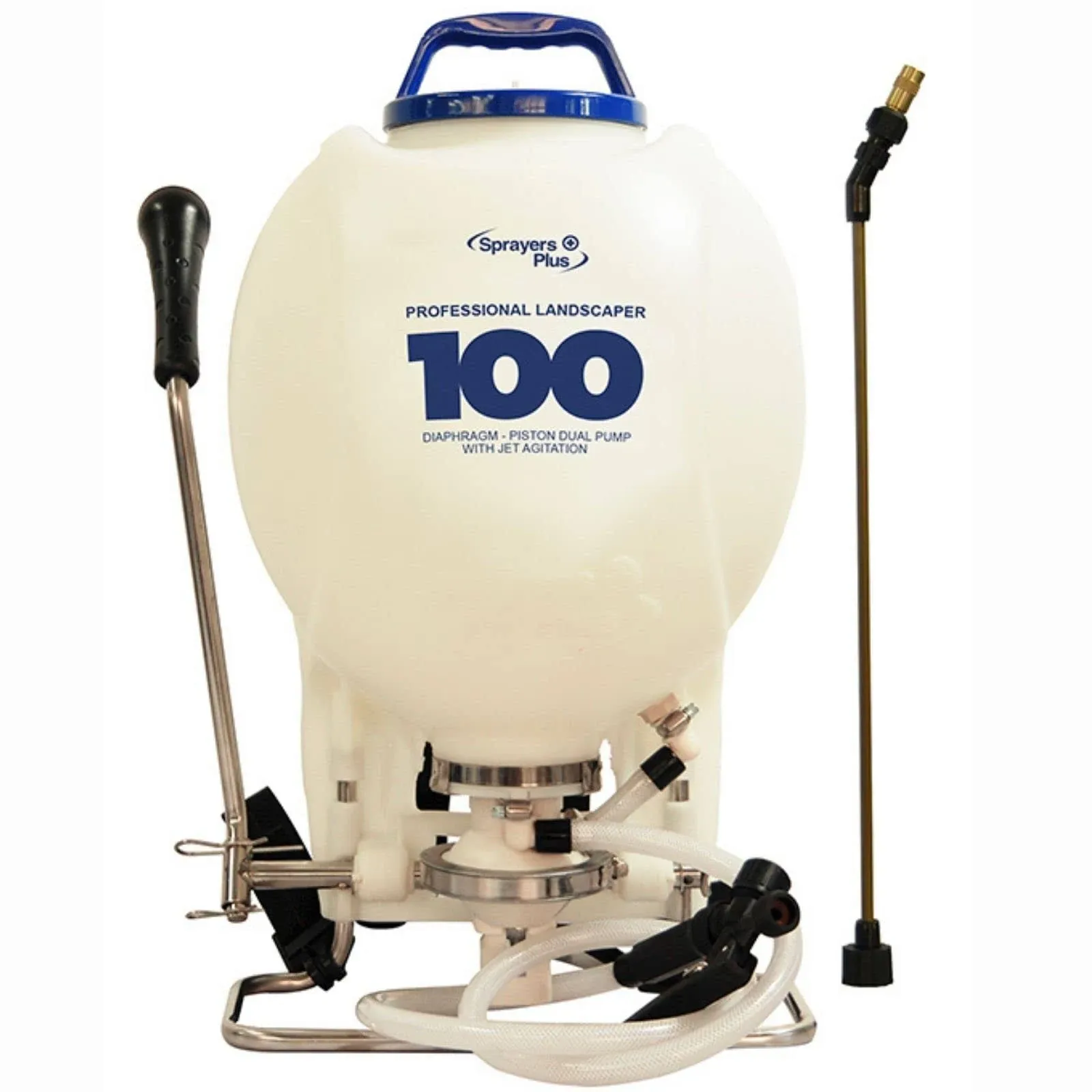 Sprayers Plus 100 High Pressure Backpack Sprayer, 4 Gallons