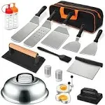 18PCS Griddle Accessories Kit, Flat Top Grill Accessories Set,Scraper 