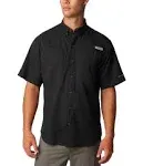 Columbia Tamiami II Short-Sleeve Shirt, Black - 3X