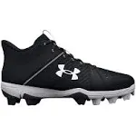 Under Armour Boys' Leadoff Mid Junior Rubber Molded Cleat Baseball Shoe