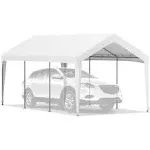 Carport Replacement Canopy Cover, 10 X 20 Ft, Ripstop Triple-Layer PE Fabric Gar