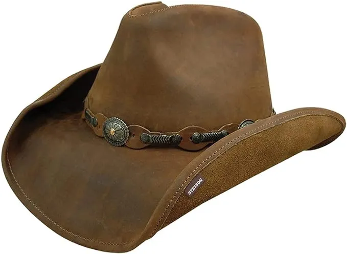 Stetson Roxbury Shapeable Leather Cowboy Western Hat