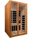 Dynamic Santiago Elite 2 Person Ultra Low EMF Far Infrared Sauna