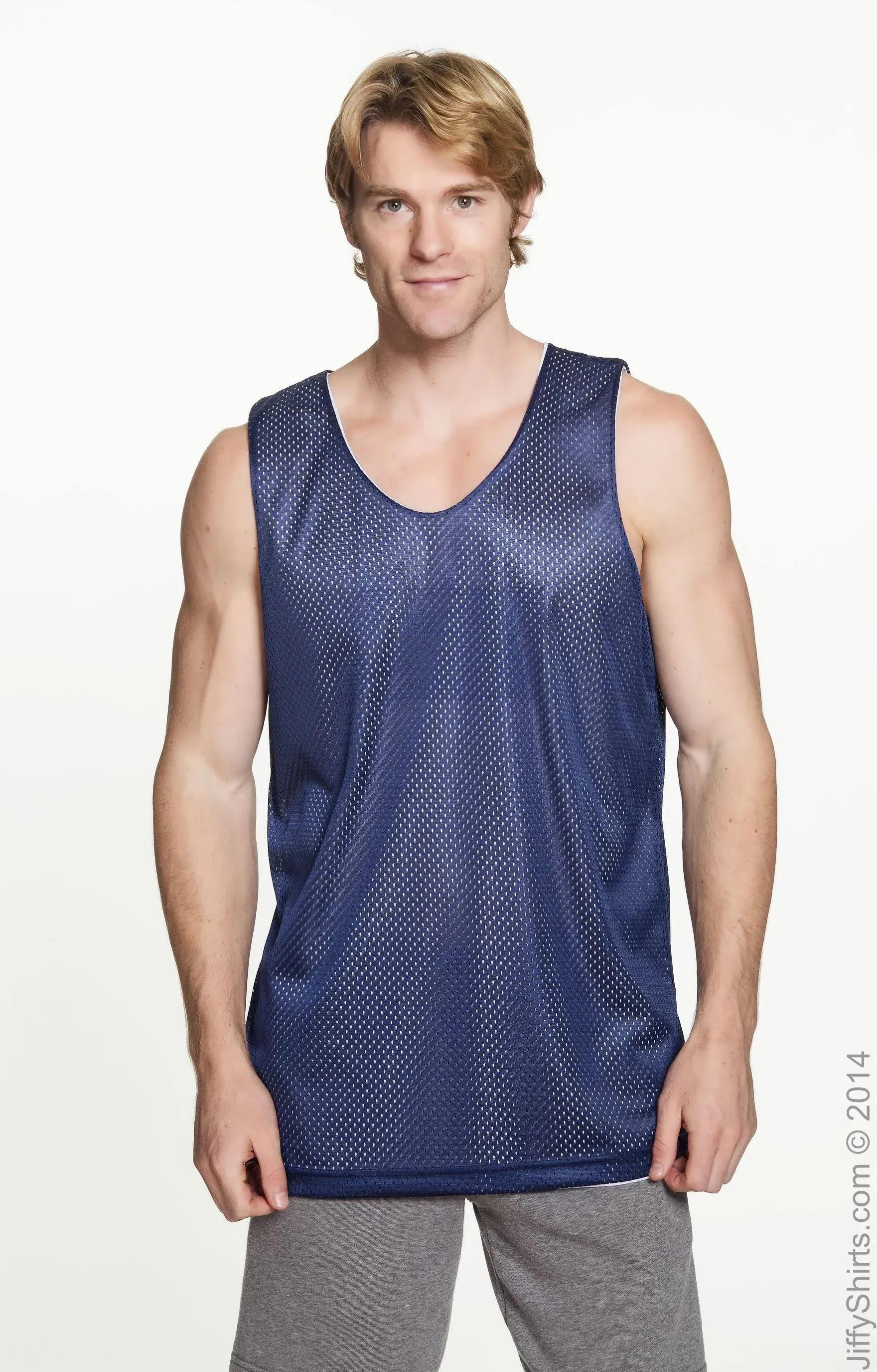 A4 NF1270 Men's Reversible Mesh Tank, Size: Medium, Black