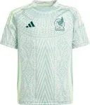 Adidas Youth Mexico Away Jersey 2024 Linen Green / YXS