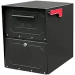 Architectural Mailboxes 6200B-10 Oasis Jr. Locking Post Mount Mailbox READ