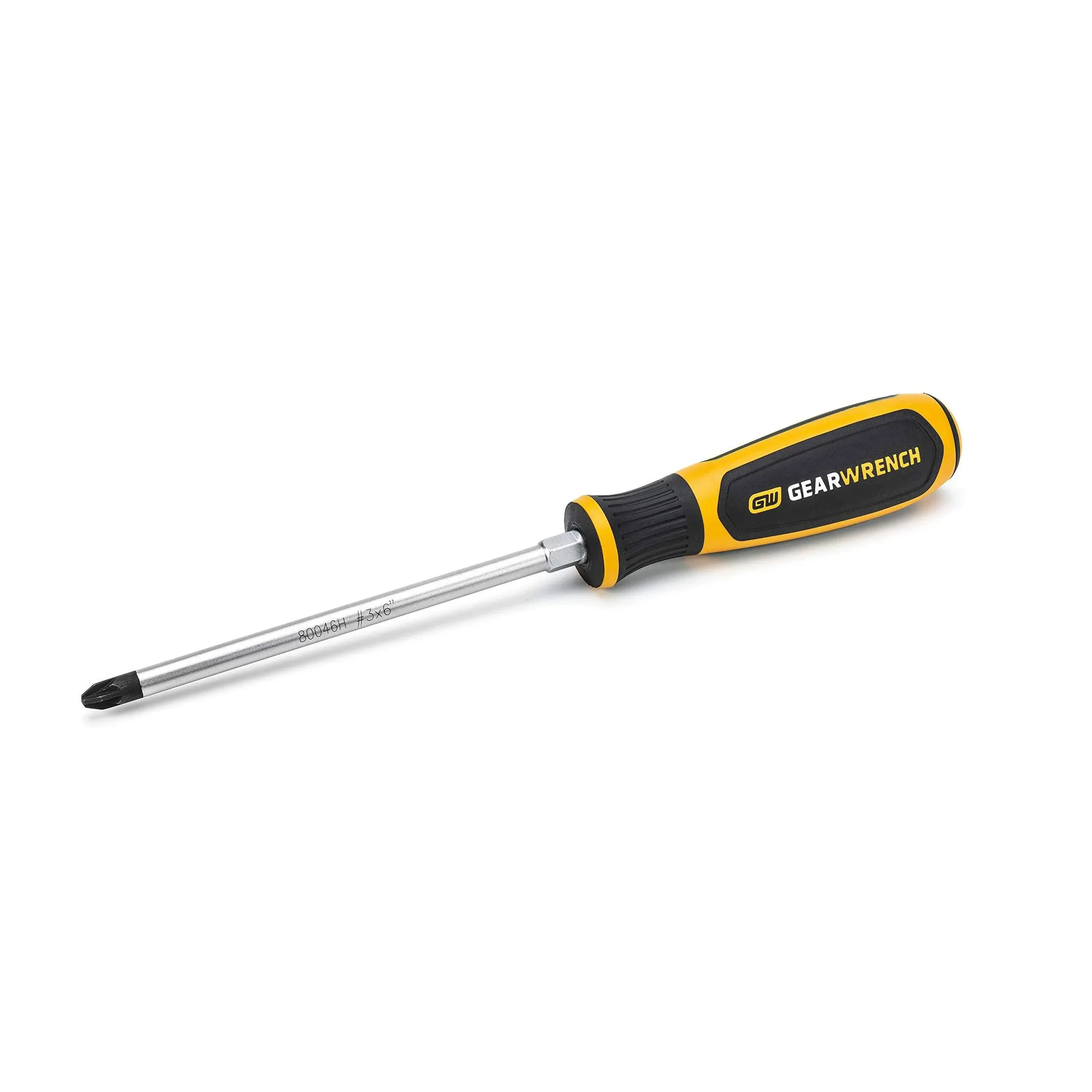 GearWrench 80046H #3 x 6" Pozidriv Dual Material Screwdriver