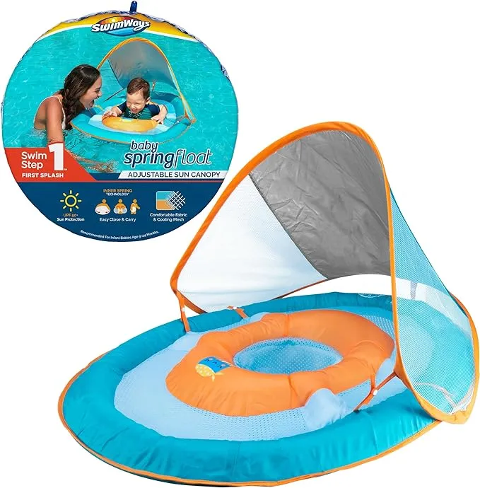 SwimWays Baby Spring Float Sun Canopy