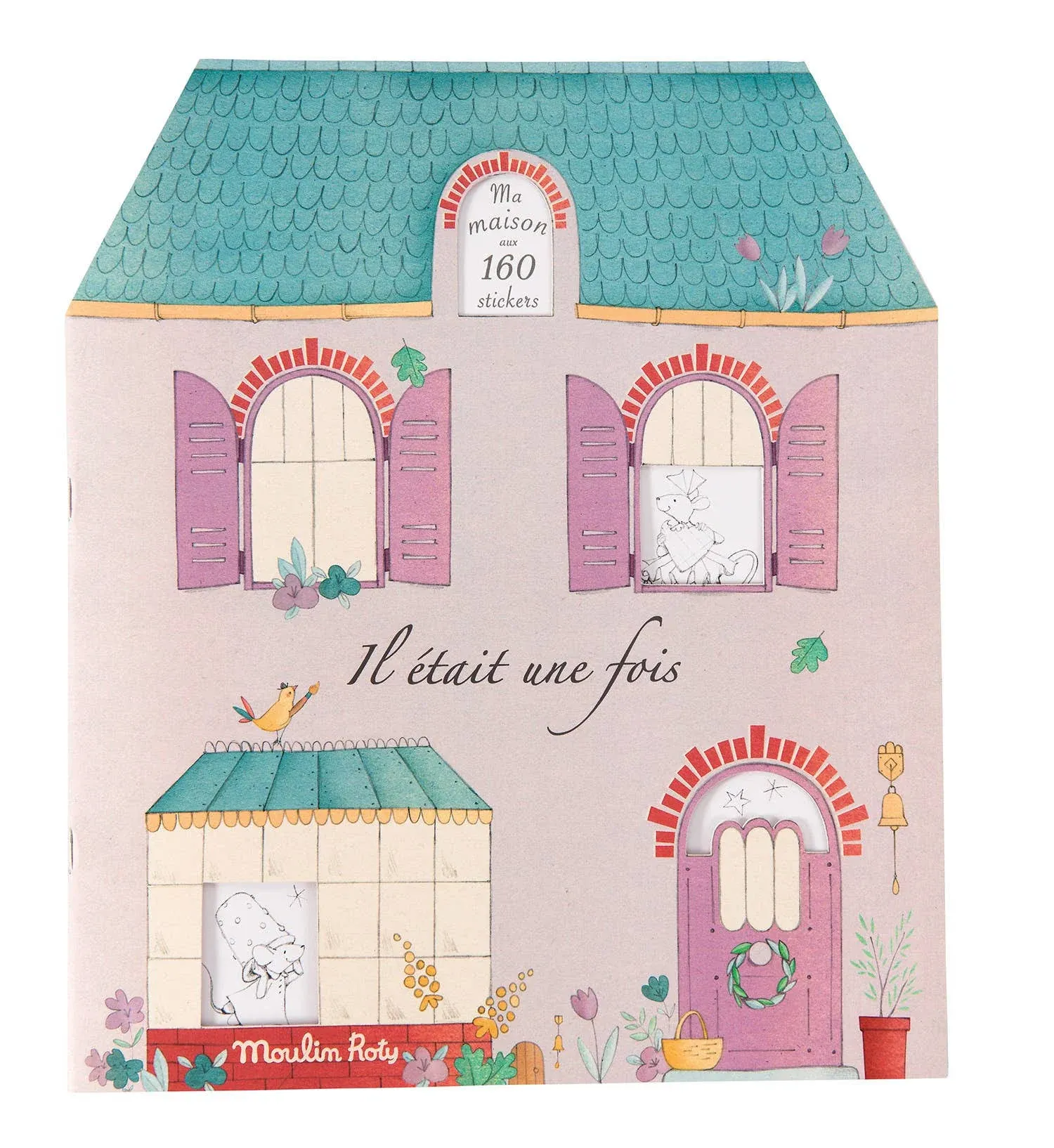 Moulin Roty Once Upon a Time Coloring & Sticker Book — Zuri&Francis