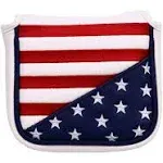 For TaylorMade Spider American Stars Stripes Putter Cover Golf Club Head Cover