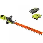 RYOBI 26 in. 40V Brushless Lithium-Ion Cordless Battery Hedge Trimmer with