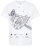 Nike Little Boys Satellite Graphic T-Shirt - White - Size 6