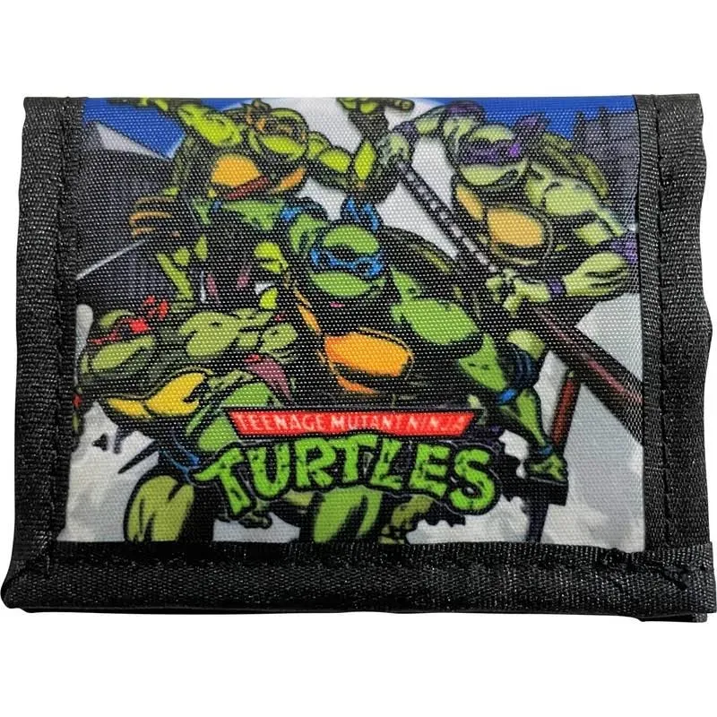 Ruz Teenage Mutant Ninja Turtles Little Boy Bifold Wallet with Zippered Pocket