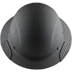 Lift Safety HDFM-17KG Dax Carbon Fiber Full Brim Hard Hat- Matte Black - One Size