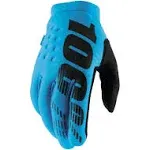 100% Brisker Cold Weather Gloves - Turquoise / Medium