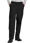 Workwear Men's Drawstring Cargo Pant, Black